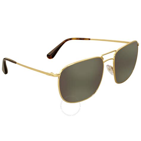 prada sunglasses men gold